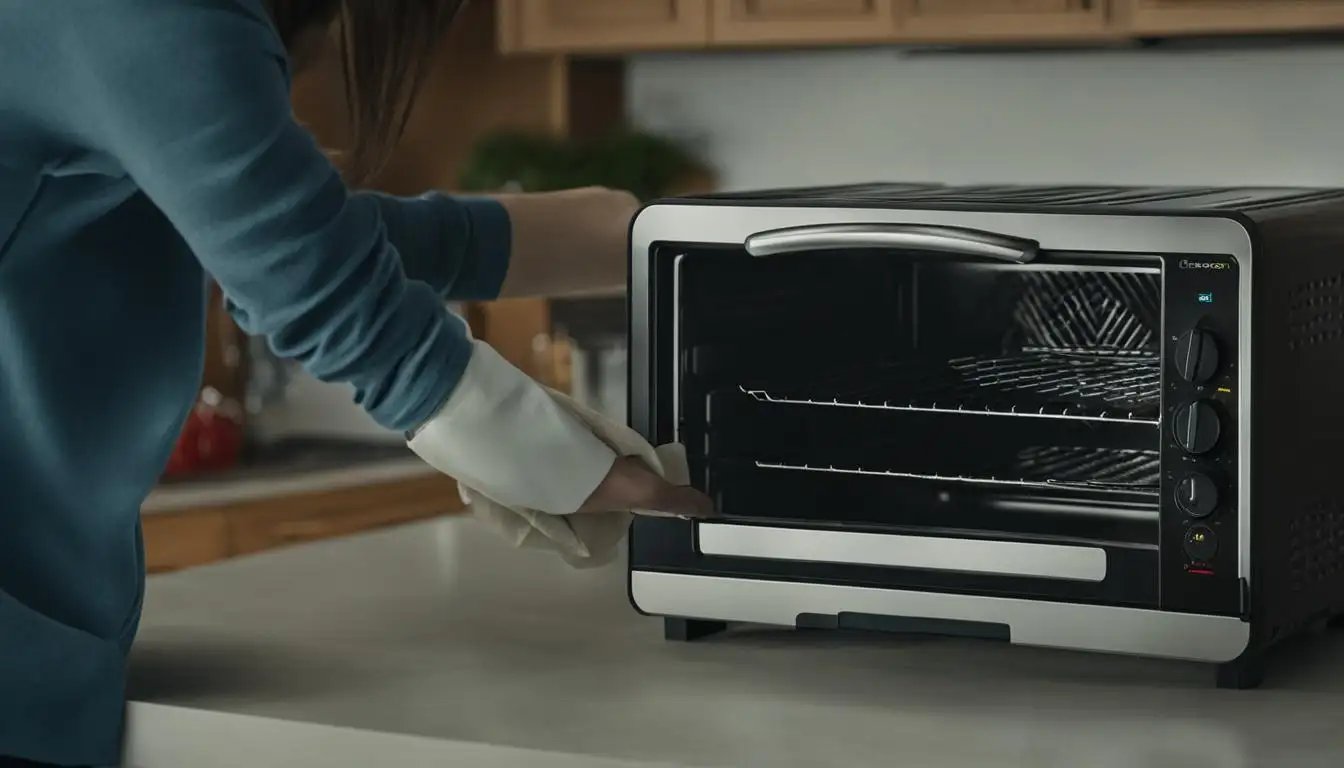 how to clean a toaster oven air fryer combi