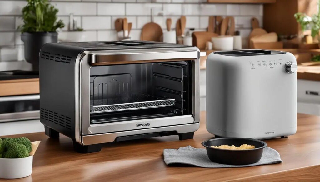 step-by-step guide for cleaning a toaster oven air fryer combo