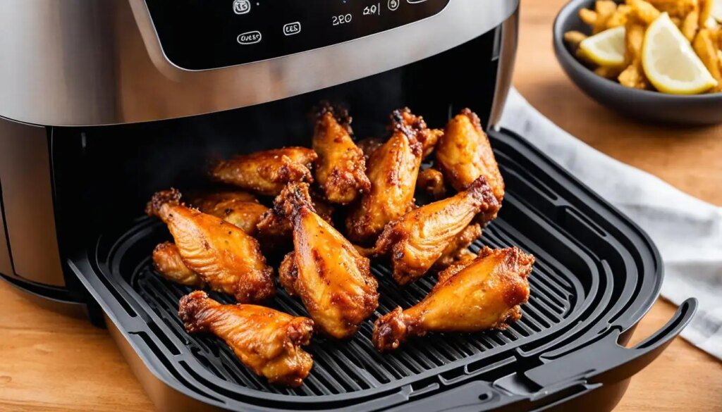 can you put a metal tray in an air fryer