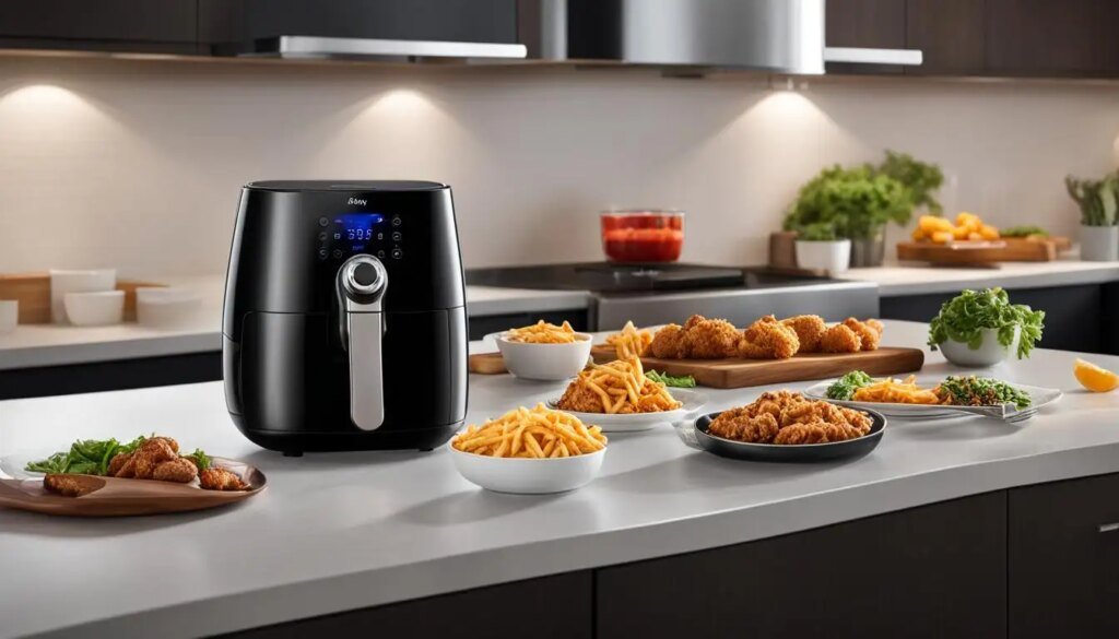 mini air fryer size