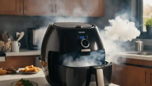 why does my air fryer smoke
