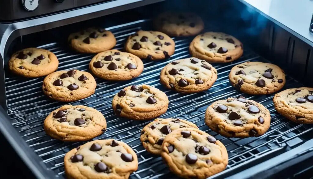 air fryer chocolate chip cookies