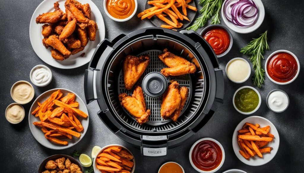 air fryer cooking capacity