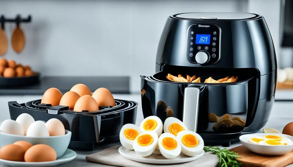 optimizing air fryer for boiled eggs